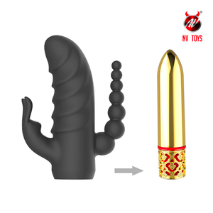 Vibrador Asta Com Dupla Estimulação 10 Modos De Vibração Nv Toys