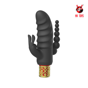 Vibrador Asta Com Dupla Estimulação 10 Modos De Vibração Nv Toys