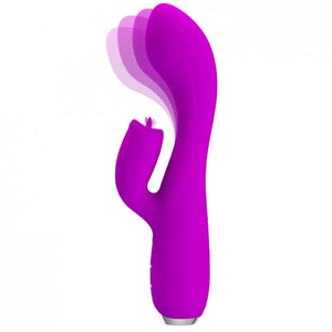 Vibrador Glória Com Língua Estimuladora 12 Vibrações Pretty Love