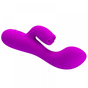 Vibrador Glória Com Língua Estimuladora 12 Vibrações Pretty Love