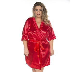 Robe Cetim Plus Pimenta Sexy