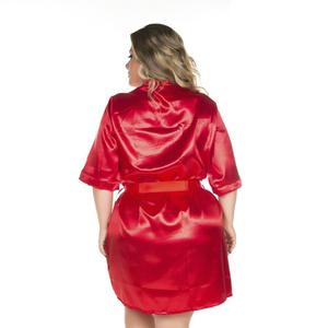 Robe Cetim Plus Pimenta Sexy