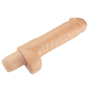 Prótese Com Vibrador Interno Multivelocidades Realistic Dong Aphrodisia