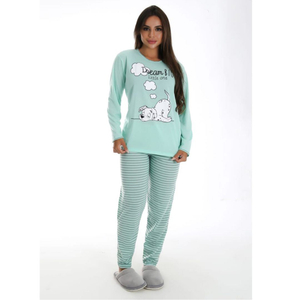 Pijama Feminino Inverno Estampado Mabrumar