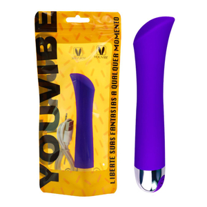 Vibrador Personal Curve 14cm Recarregável 10 Modos De Vibração Youvibe