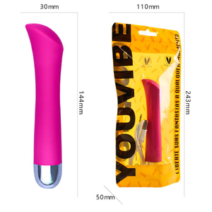 Vibrador Personal Curve 14cm Recarregável 10 Modos De Vibração Youvibe