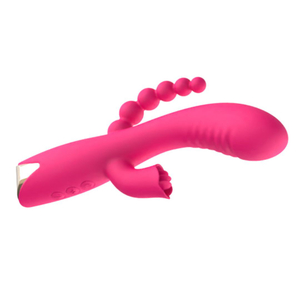 Vibrador Tripla Estimulação 10 Modos De Vibrações E 4 Velocidades Nv Toys