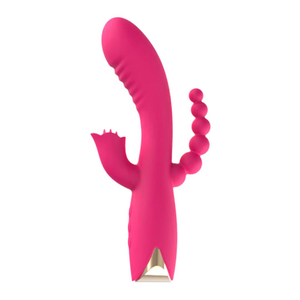 Vibrador Tripla Estimulação 10 Modos De Vibrações E 4 Velocidades Nv Toys