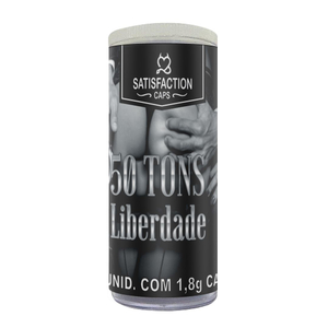 50 Tons De Liberdade Bolinha Com óleo De Massagem 03 Unidades Satisfaction Caps