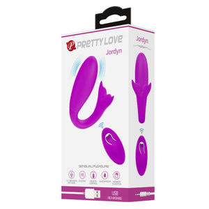 Vibrador De Casal Jordyn 12 Modos De Vibração Com Controle Wireless Pretty Love