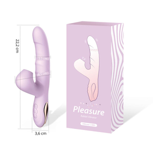 Vibrador Ponto G Pleasure Wave Com Esferas Massageadoras 7 Modos De Pulsação E Vibração