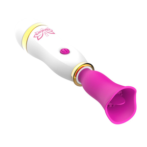 Vibrador Com Língua Estimuladora E Rotação 360° Recarregável 12 Vibrações Vibe Toys