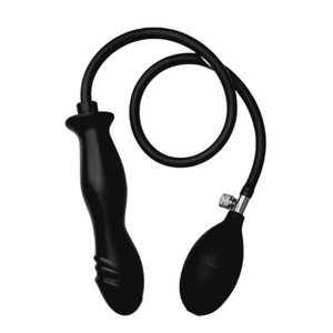 Plug Anal Inflável Formato Pênis Com Mangueira Vibe Toys