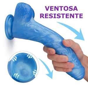 Pênis Realístico Em Silicone Martin 21 X 4cm Com Escroto E Ventosa Vibe Toys