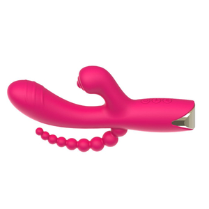 Vibrador Tripla Estimulação 10 Modos De Vibrações E Pulsação Nv Toys