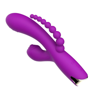 Vibrador Tripla Estimulação 10 Modos De Vibrações E Pulsação Nv Toys