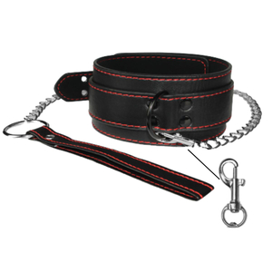 Coleira Com Guia Pleasure Collar Linha Bondage Fetish Lovetoy