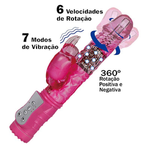 Vibrador Rotativo Com Textura 7 Vibrações Com Rotação 360º Vibe Toys