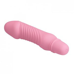 Vibrador Ponto G Em Silicone Stev 10 Vibrações Pretty Love