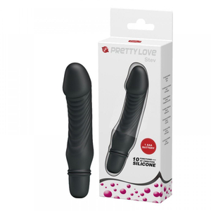 Vibrador Ponto G Em Silicone Stev 10 Vibrações Pretty Love