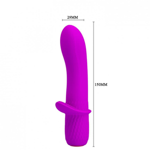 Vibrador Ponto G Com Estimulador Clitoriano Troy 12 Modos De Vibração Pretty Love