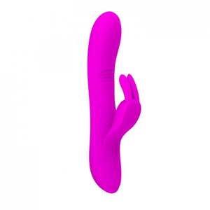 Vibrador Ponto G Com Estimulador Clitoriano Dylan 7 Vibrações Pretty Love