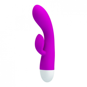 Vibrador Ponto G Com Estimulador De Clitóris Eli 30 Vibrações Pretty Love