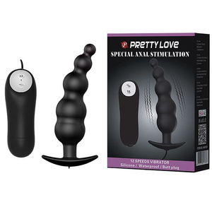 Plug Anal Escalonado Stimulation Ii 12 Vibrações Pretty Love