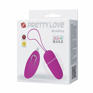 Vibrador Bullet Com Controle Remoto Bradley 12 Vibrações Pretty Love