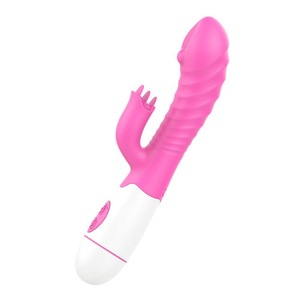 Vibrador Silicone Com Estimulador Clitoriano 10 Modos De Vibração Female