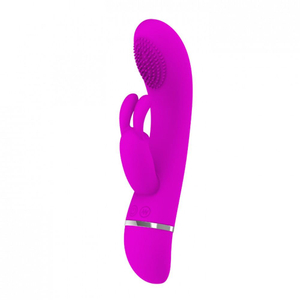 Vibrador Ponto G  Sog Com Pulsação E Cerdas Estimuladoras Pretty Love