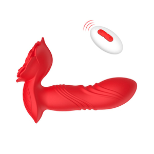 Vibrador Bud Flower 9 Vibrações E 9 Modos Vai E Vem App Control Vibe Toys