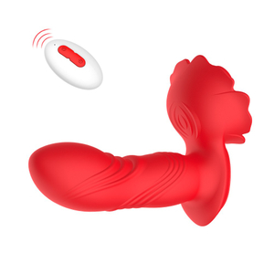 Vibrador Bud Flower 9 Vibrações E 9 Modos Vai E Vem App Control Vibe Toys