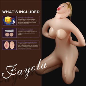 Boneca Inflável Realista Fayola Cowgirl Lovetoy