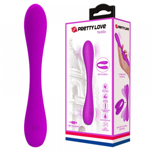 Vibrador Ponto G Flexível Yedda 12 Vibrações Pretty Love