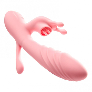 Vibrador Tripla Estimulação 12 Vibrações Com Aquecimento Snail Vibe Toys