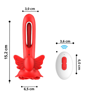 Vibrador Butterfly Aurora 9 Vibrações Com Controle Wireless Vibe Toys