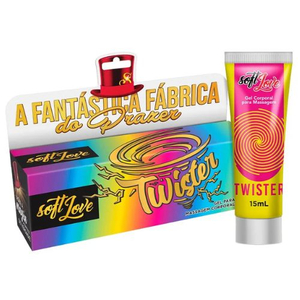 Twister Gel De Massagem Excitante 15ml Soft Love