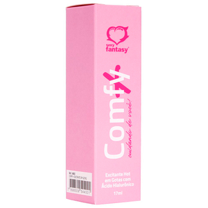 Comfy+ Excitante Hot Em Gotas Com ácido Hialurônico 17ml Sexy Fantasy