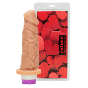 Prótese Com Vibrador Interno E Veias Salientes 15,4 X 4cm êxtase