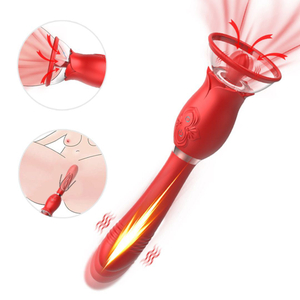 Vibrador Com Sugador De Clitóris E Língua Estimuladora Rohs Vibe Toys