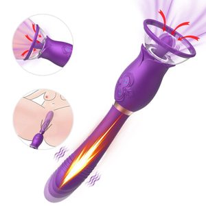 Vibrador Com Sugador De Clitóris E Língua Estimuladora Rohs Vibe Toys