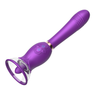 Vibrador Com Sugador De Clitóris E Língua Estimuladora Rohs Vibe Toys