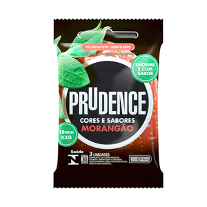 Preservativo Extra Grande Morangão Prudence