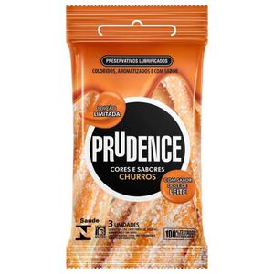 Preservativo Cores E Sabores Churros 3uni Prudence