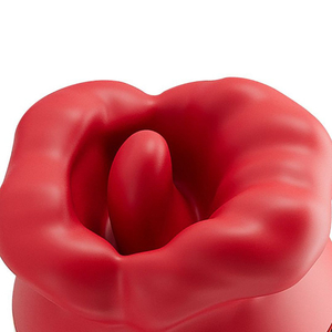 Vibrador Duplo Com Vai E Vem Big Mouth 10 Modos De Estimulação Vibe Toys