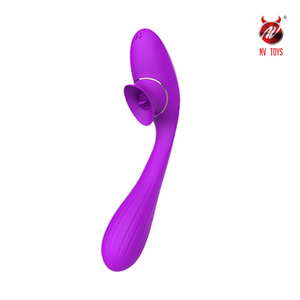 Vibrador Disa Dupla Estimulação Com Língua Clitoris Nv Toys