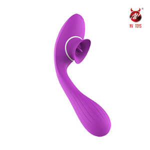 Vibrador Disa Dupla Estimulação Com Língua Clitoris Nv Toys