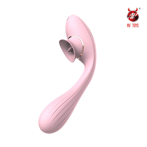 Vibrador Disa Dupla Estimulação Com Língua Clitoris Nv Toys