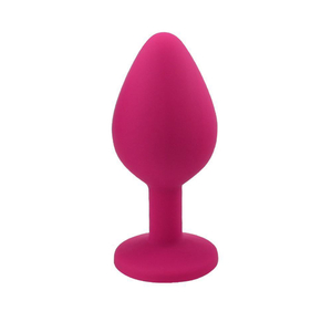 Plug Anal Médio 8,3 X 3cm Em Silicone Sexy Toys